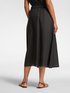 Linen midi skirt image number 1