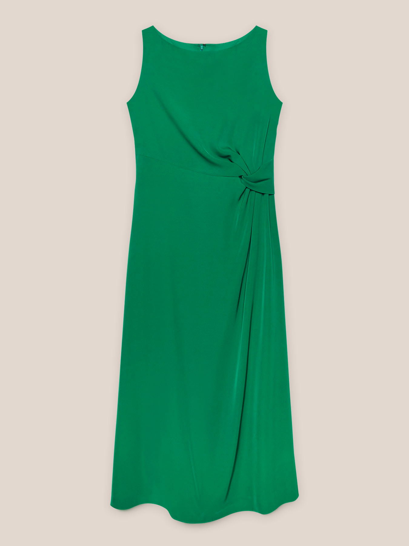 Langes elegantes Kleid mit Knoten image number 0