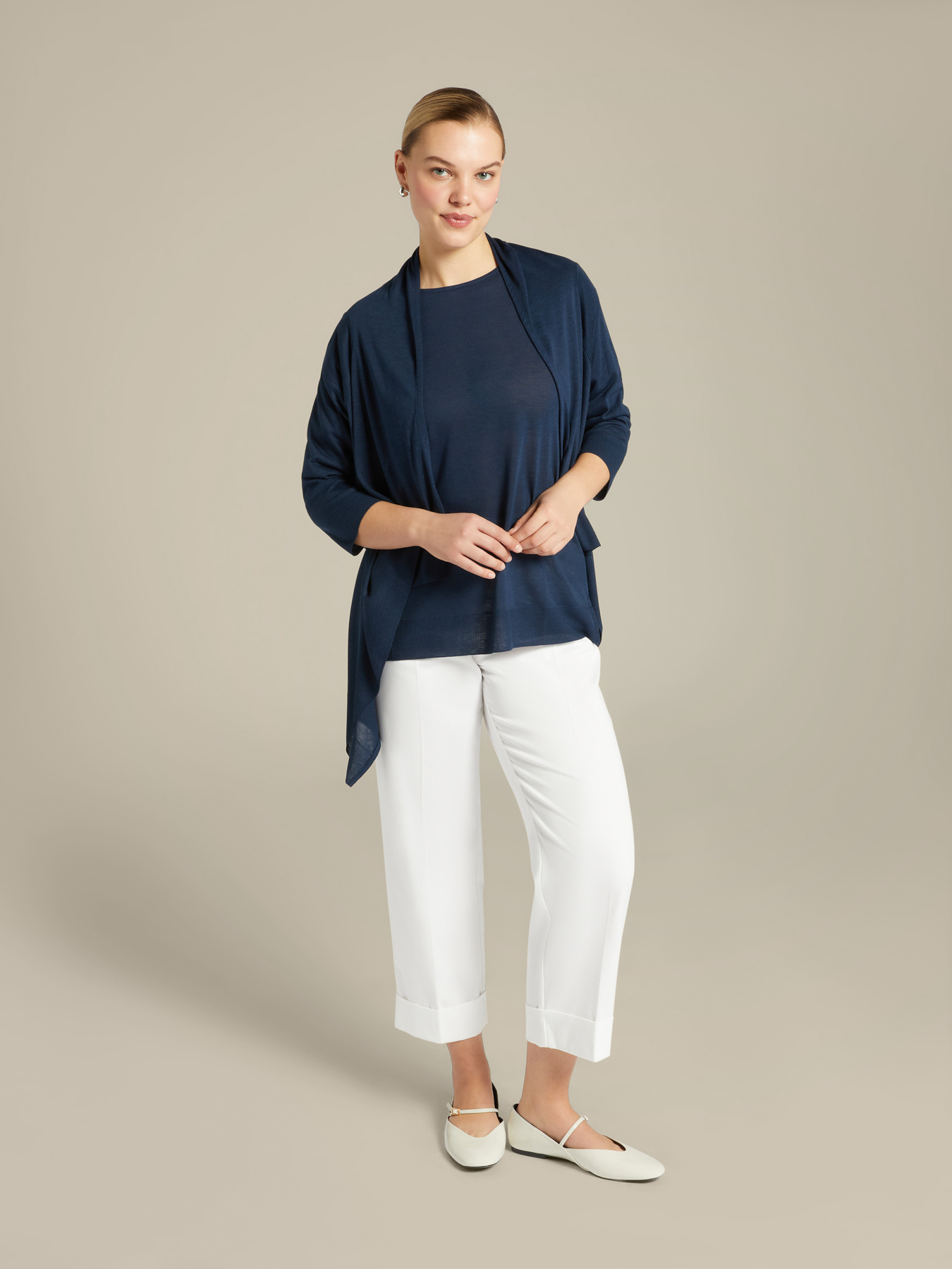 Cárdigan largo ligero image number 2