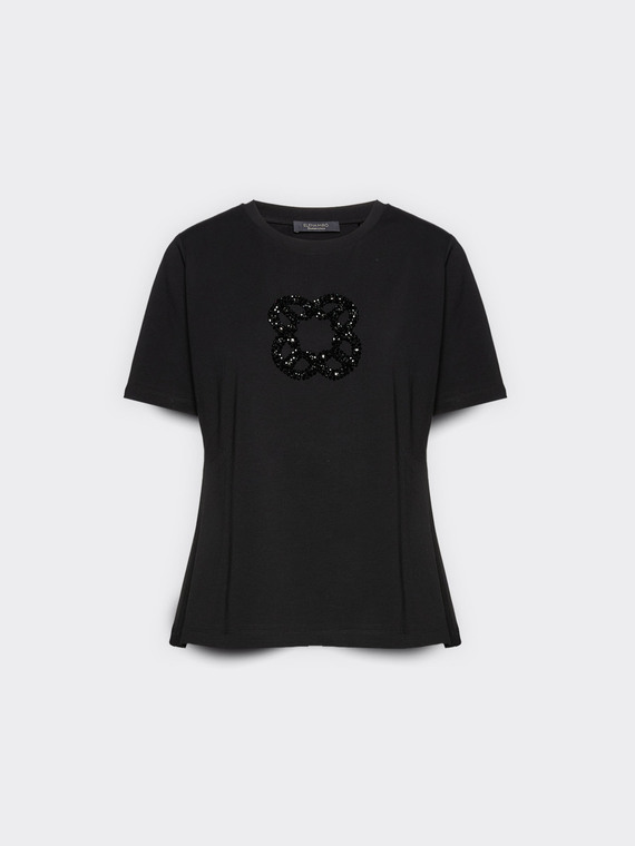 T-shirt avec broderie Monogram
