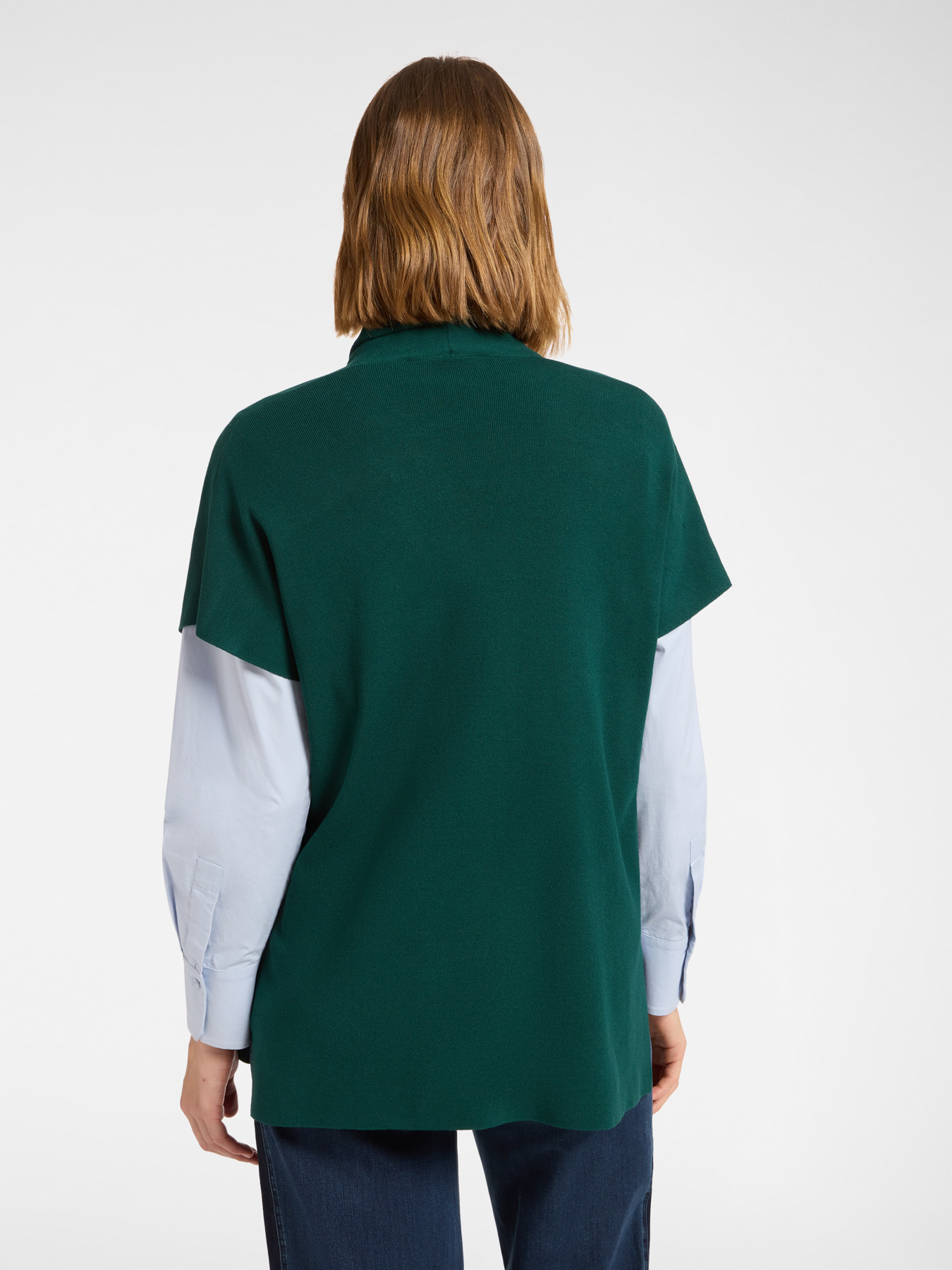 Long vest with buttons image number 1