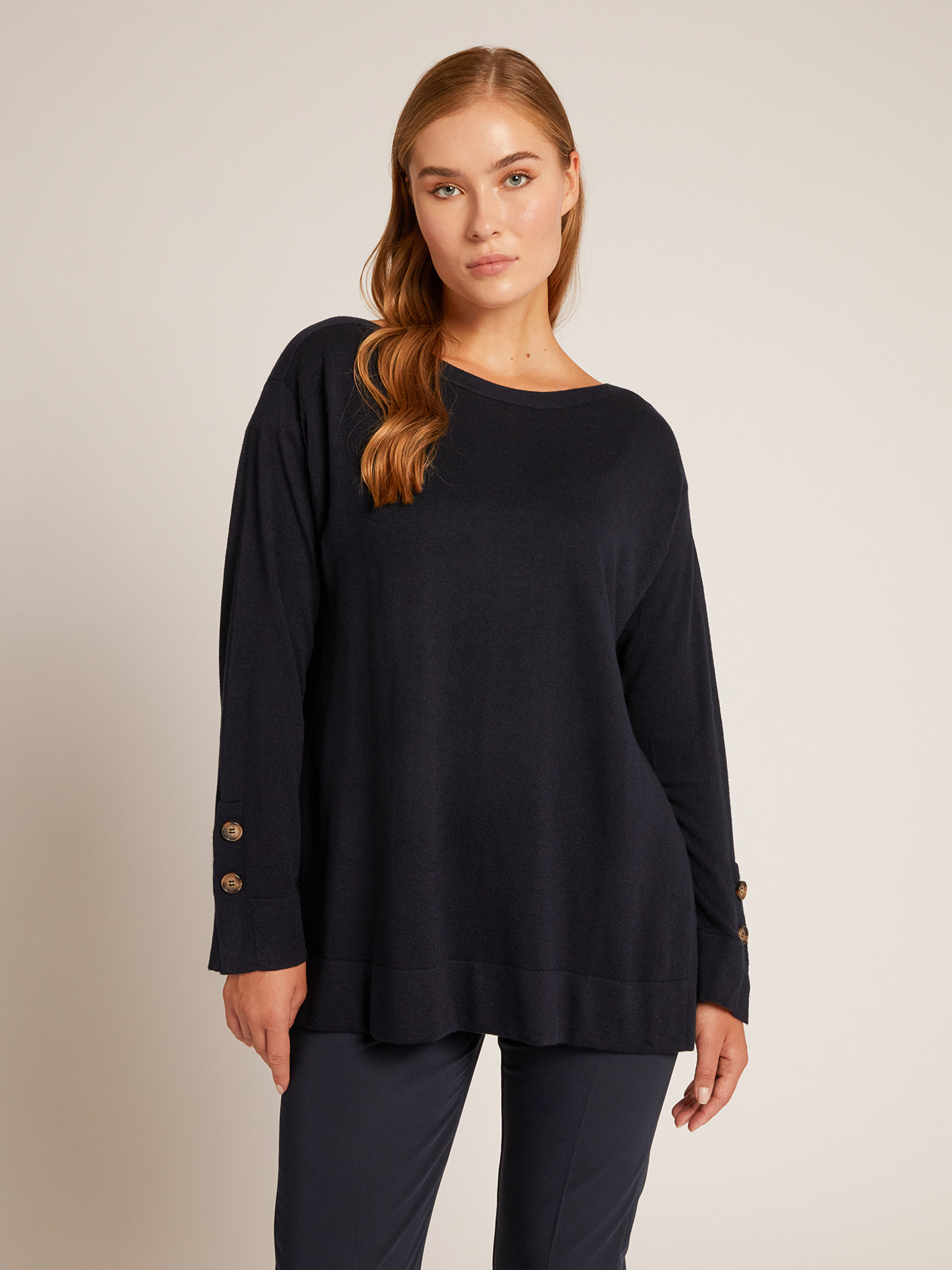 Pullover mit U-Boot-Ausschnitt image number 2