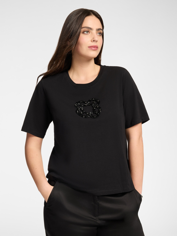 T-shirt avec broderie Monogram