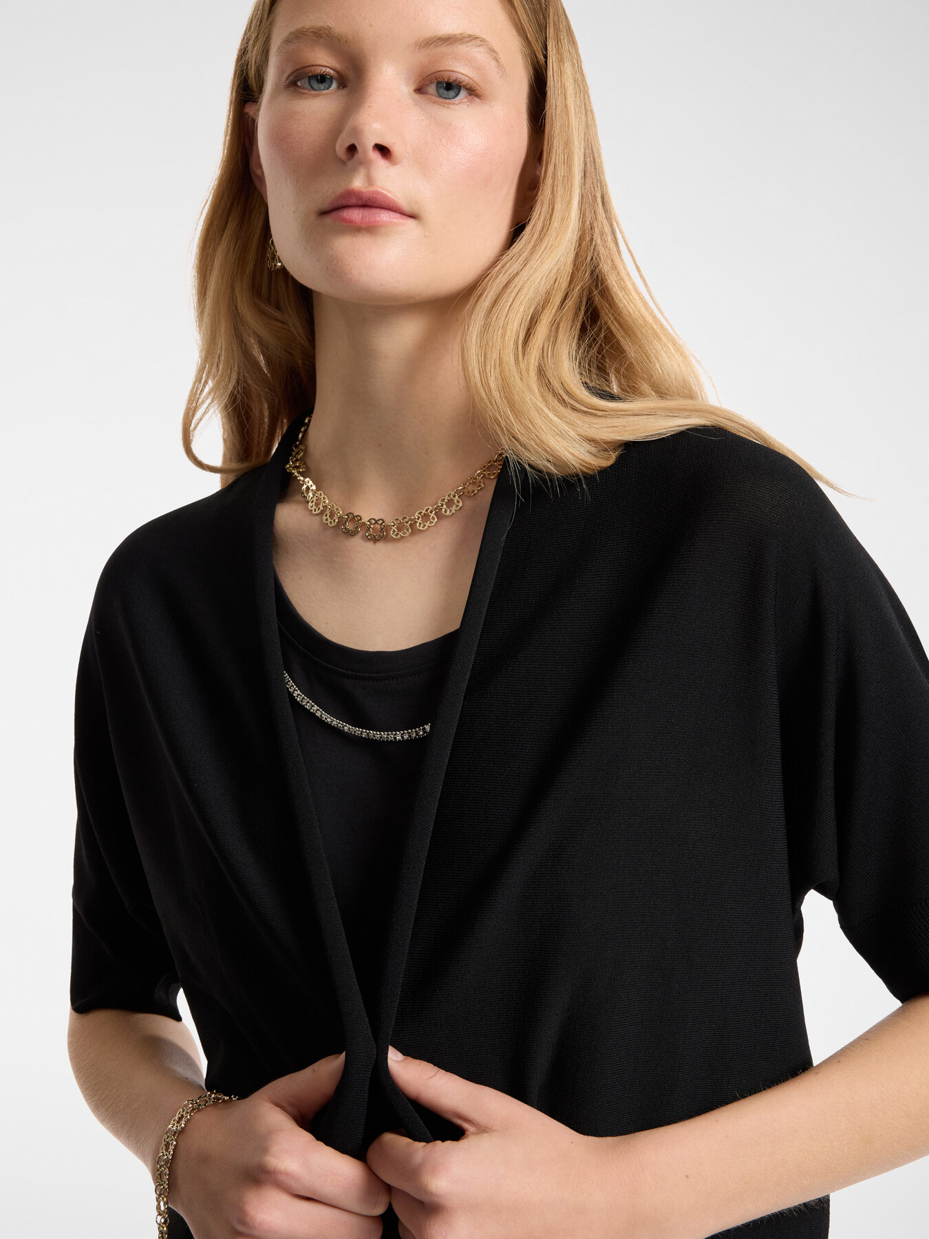 Cobre-ombros em tric&ocirc; image number 3