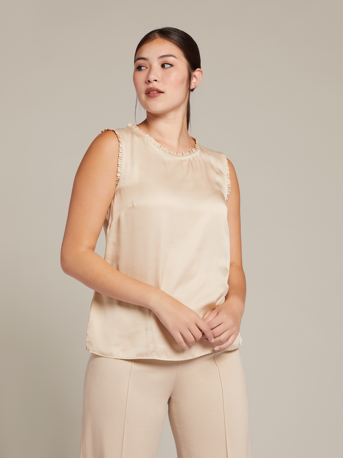 Top in raso Ecovero&trade; image number 0