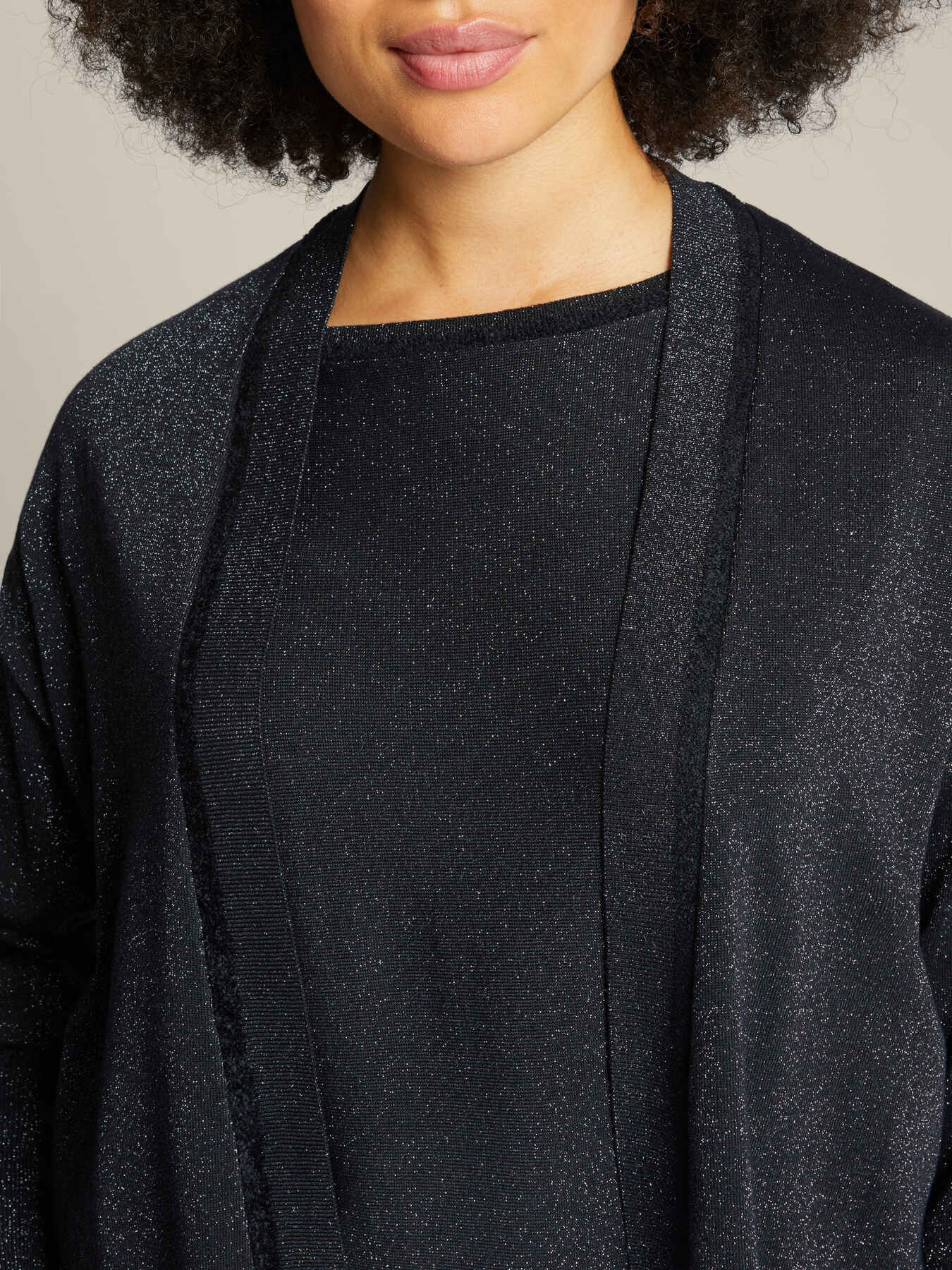 Cardigan aus Lurex-Viskose Ecovero™ image number 3