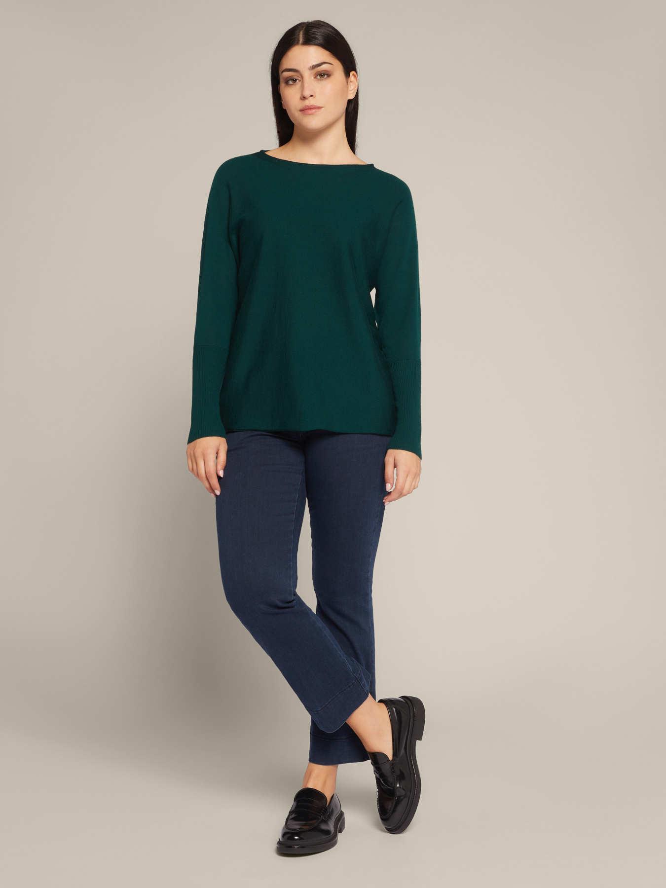 Wollpullover mit U-Boot-Ausschnitt image number 0