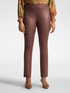 Pantaloni slim in tessuto spalmato image number 2