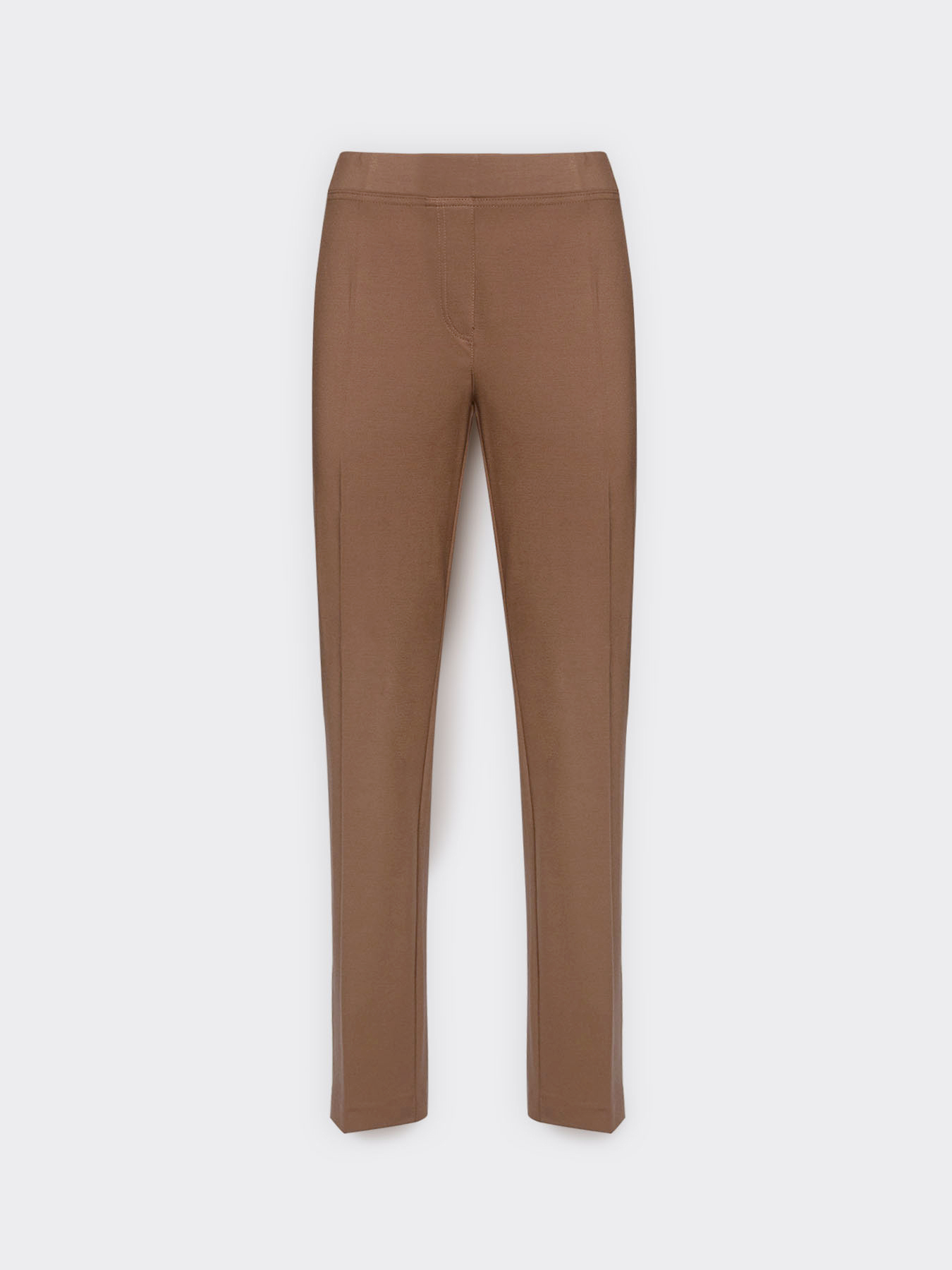 Pull-on trousers in Milanese stitch image number 4