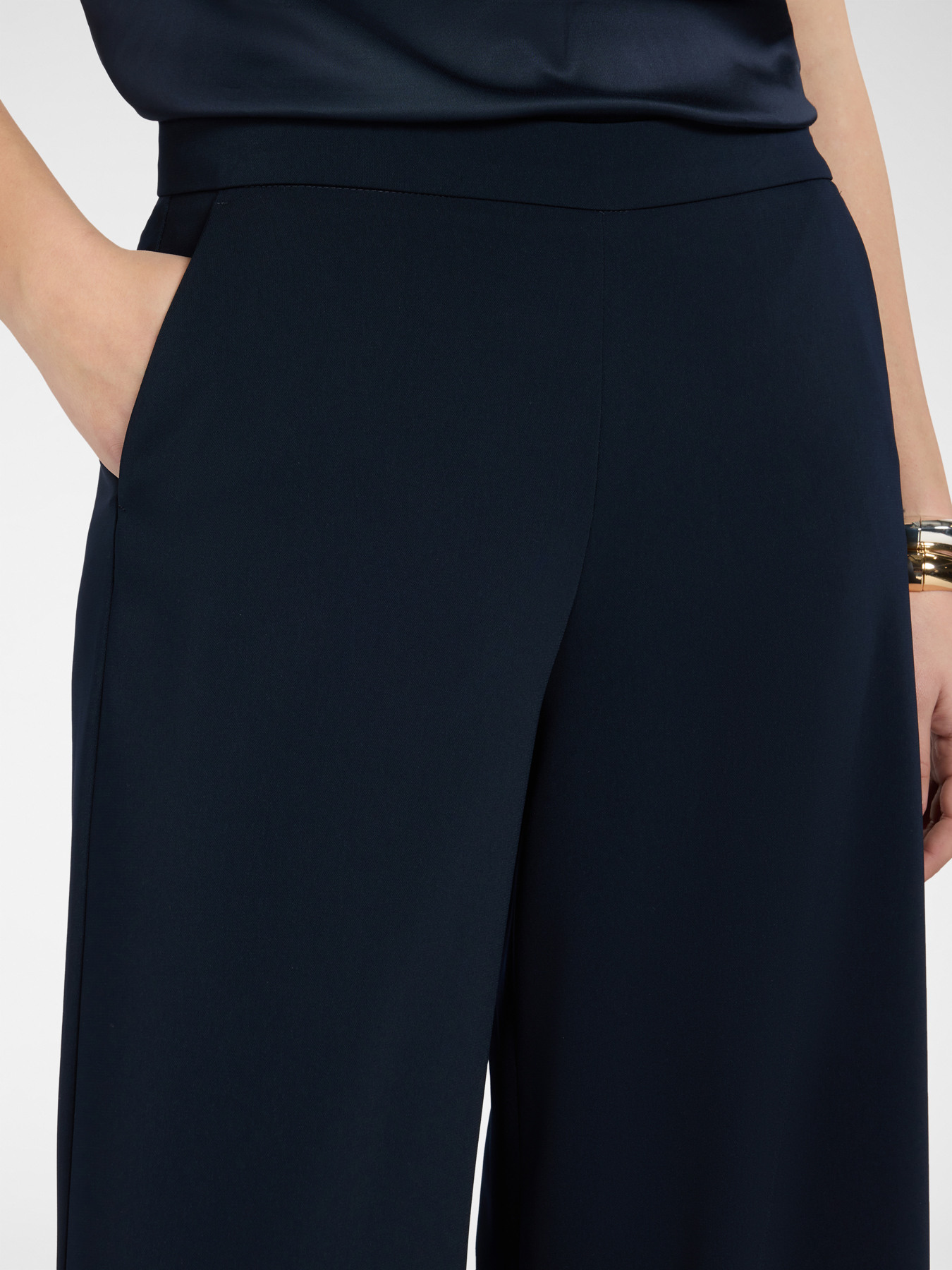 Pantaloni palazzo in cady image number 3