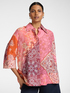 Camisa de organza de lyocell estampada image number 2
