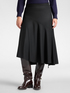 Flannel skirt with draping image number 2