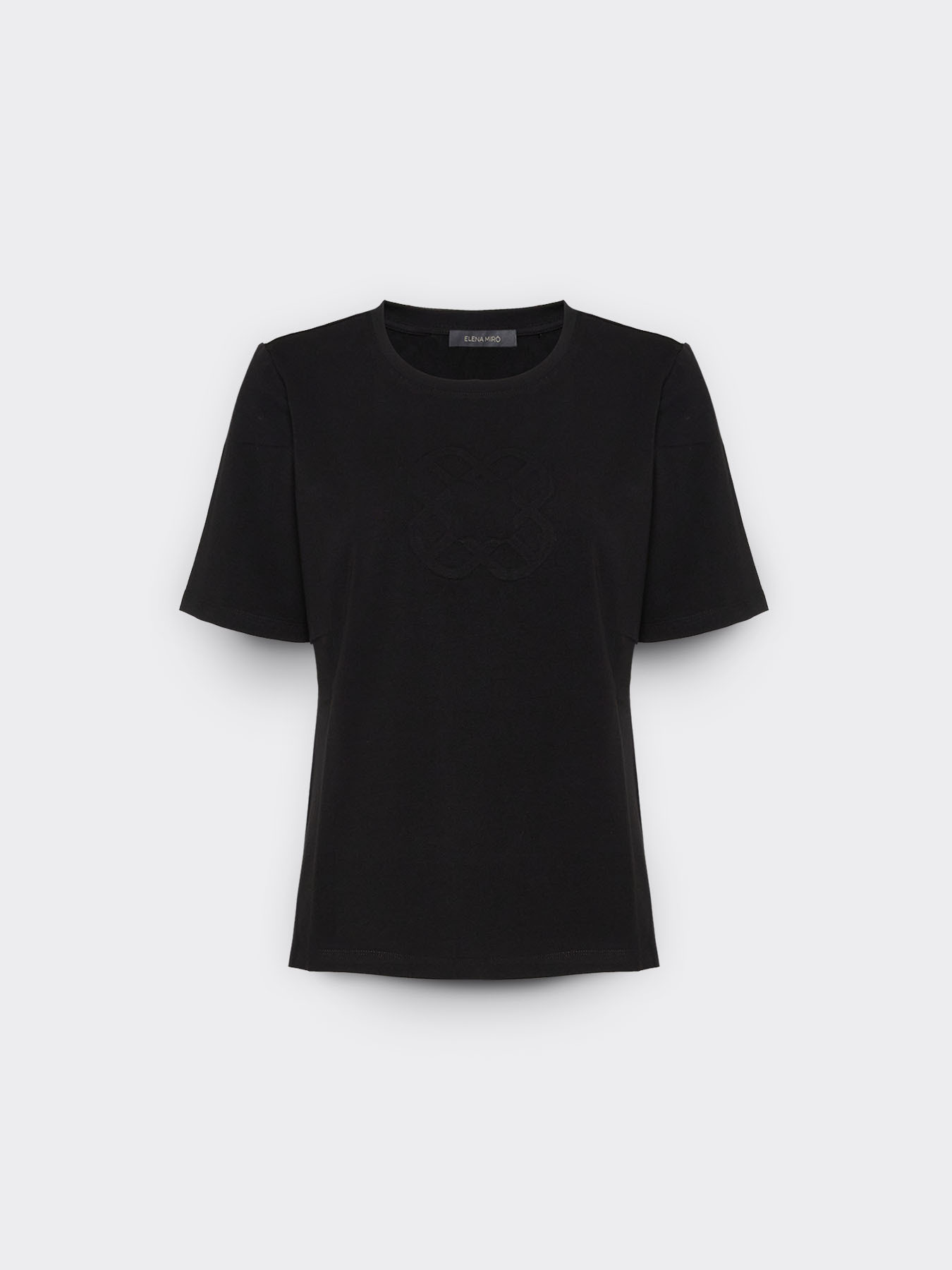 T-shirt in cotone con ricamo Monogram image number 4