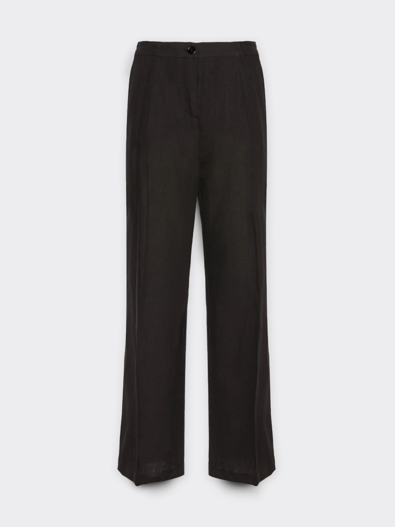 Relaxed fit linen trousers image number 4