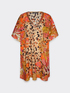 Printed and embroidered caftan image number 5