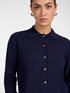 Long cardigan with collar image number 3