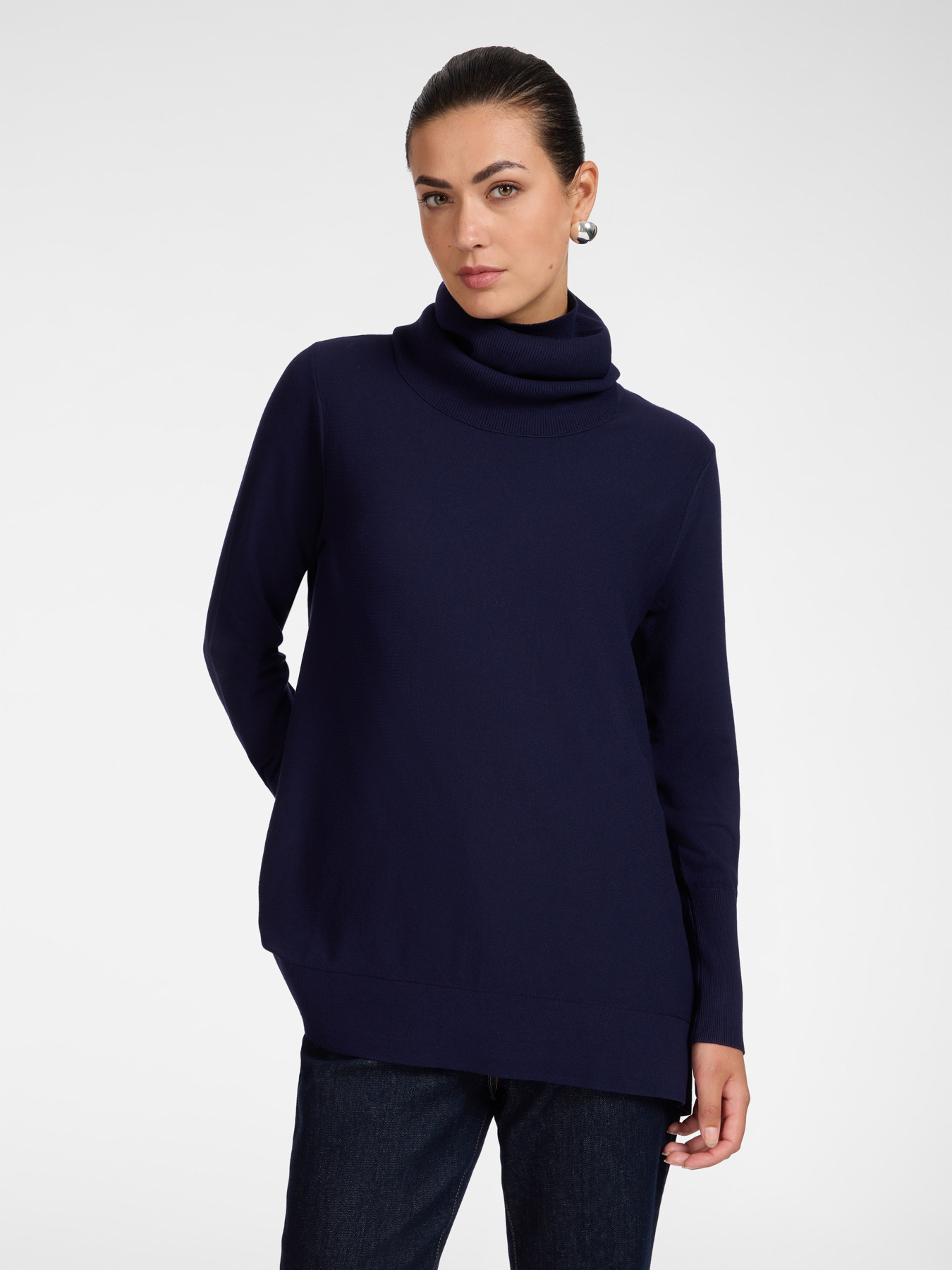 Viscose turtleneck sweater image number 0