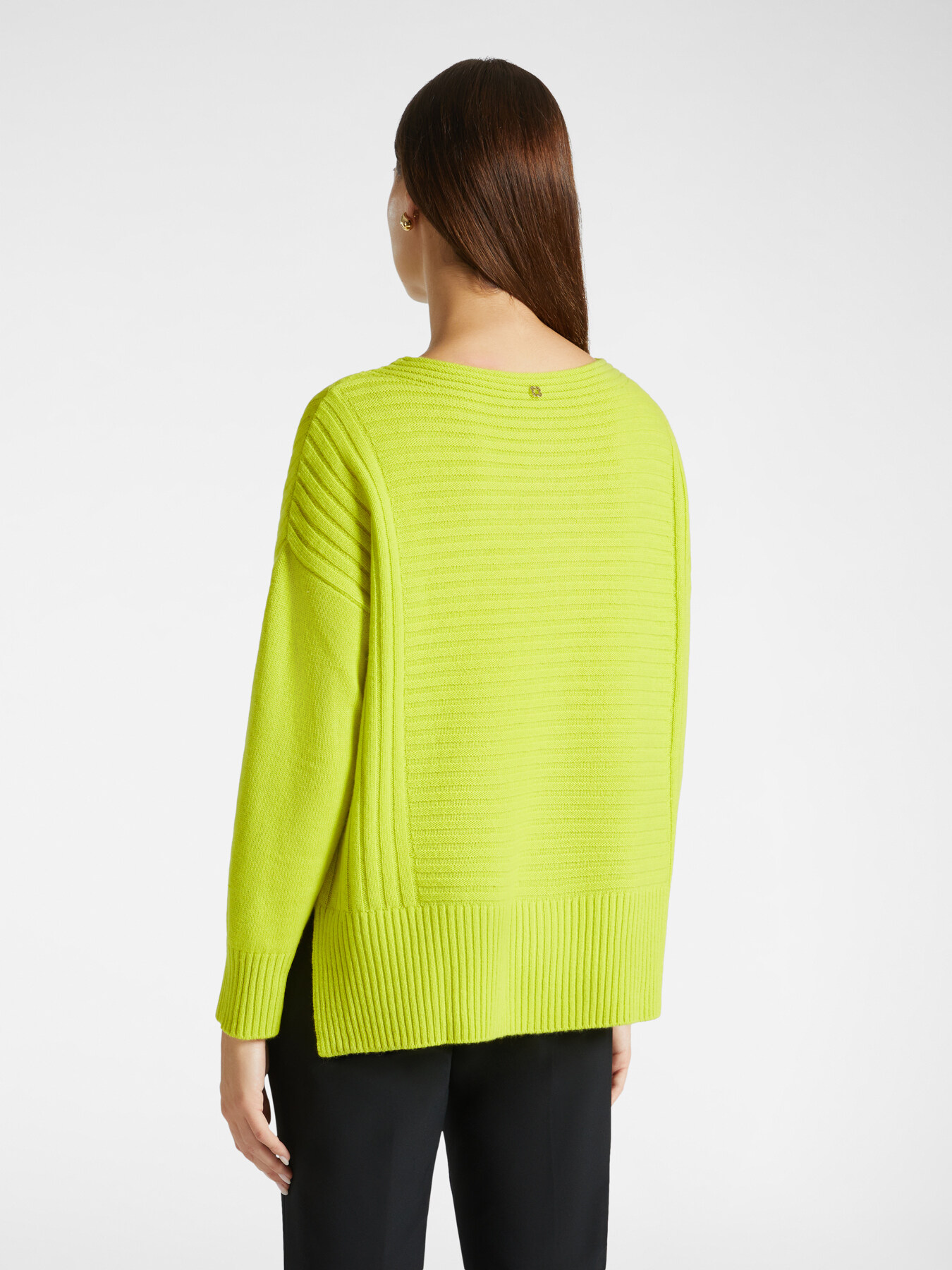 Sweater with mixed patterns image number 1
