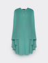 Vestido em camadas de georgette image number 4