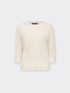 Lurex sweater with three-quarter length sleeves image number 4