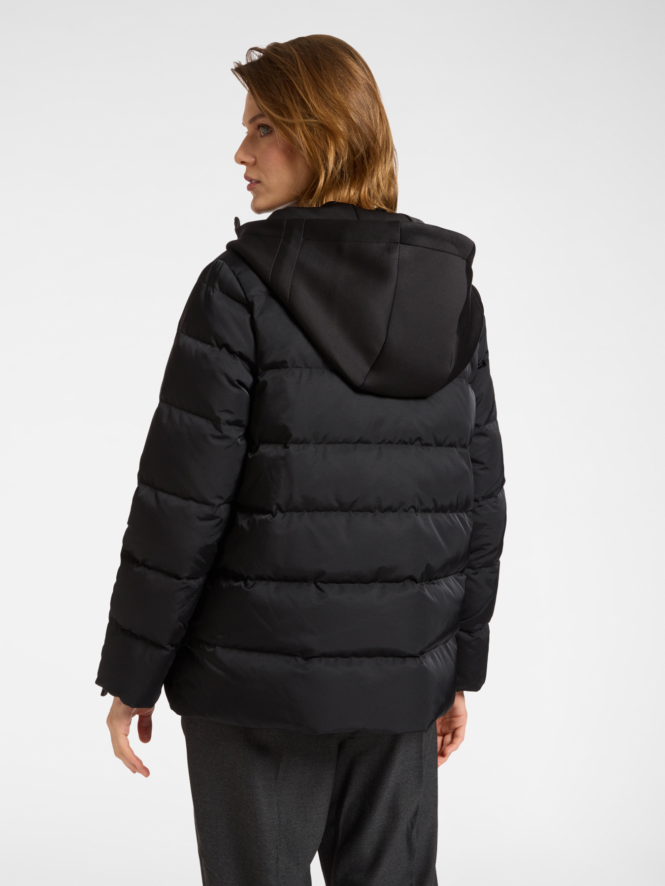 Matte nylon down jacket image number 1