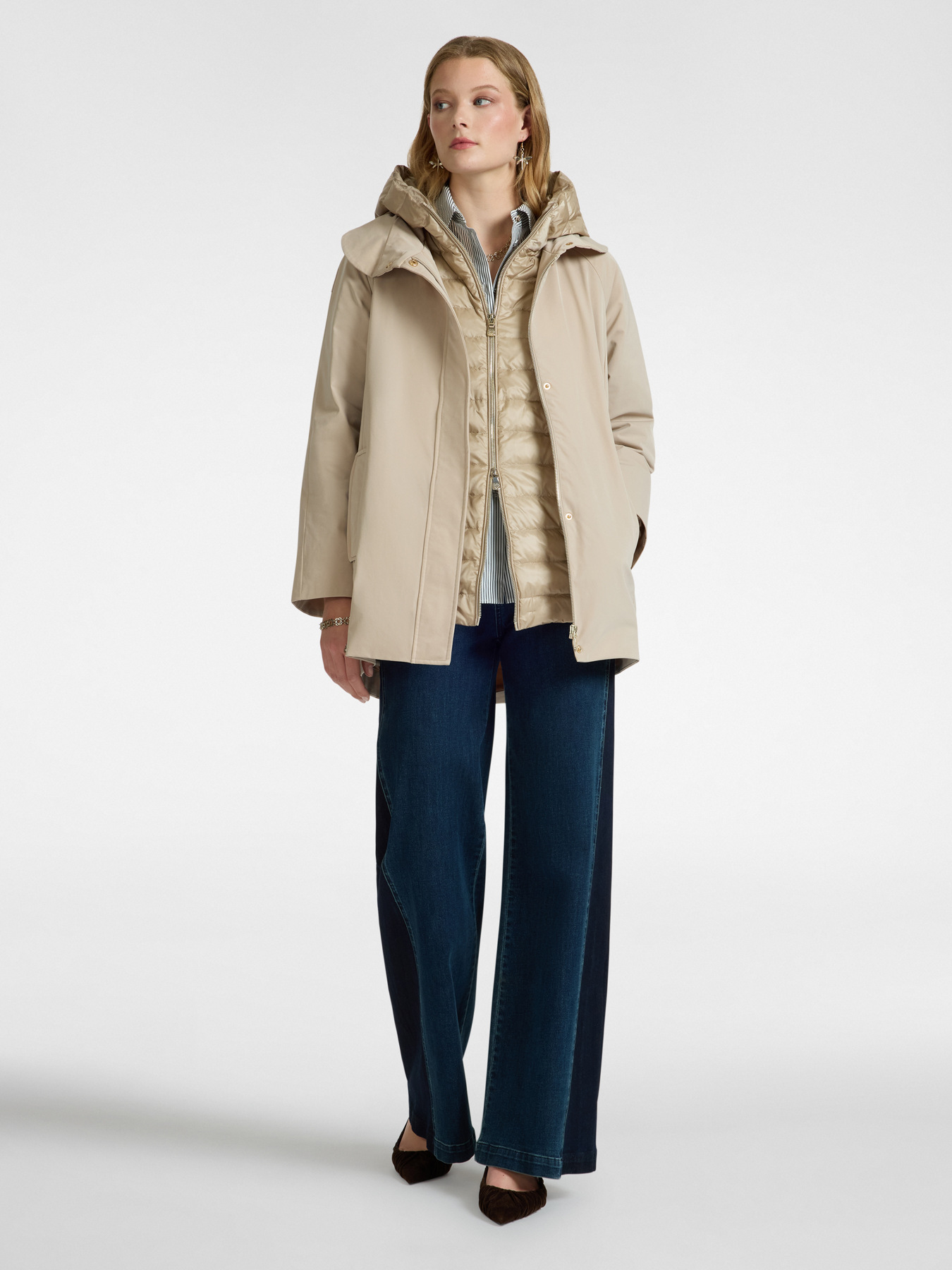 Layering down jacket image number 2