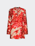 Blusa longa estampada image number 4