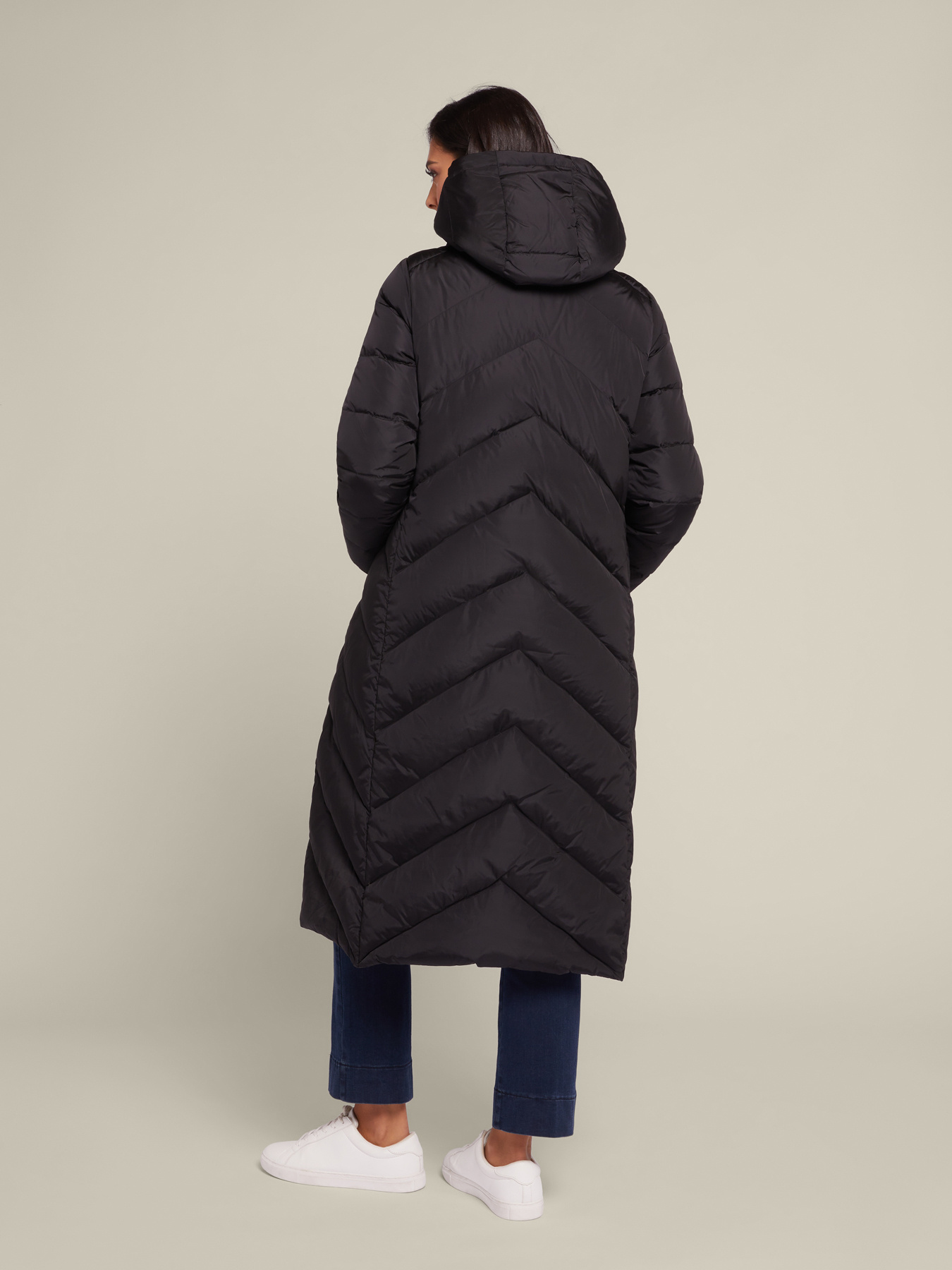 Doudoune longue en nylon recycl&eacute; image number 1