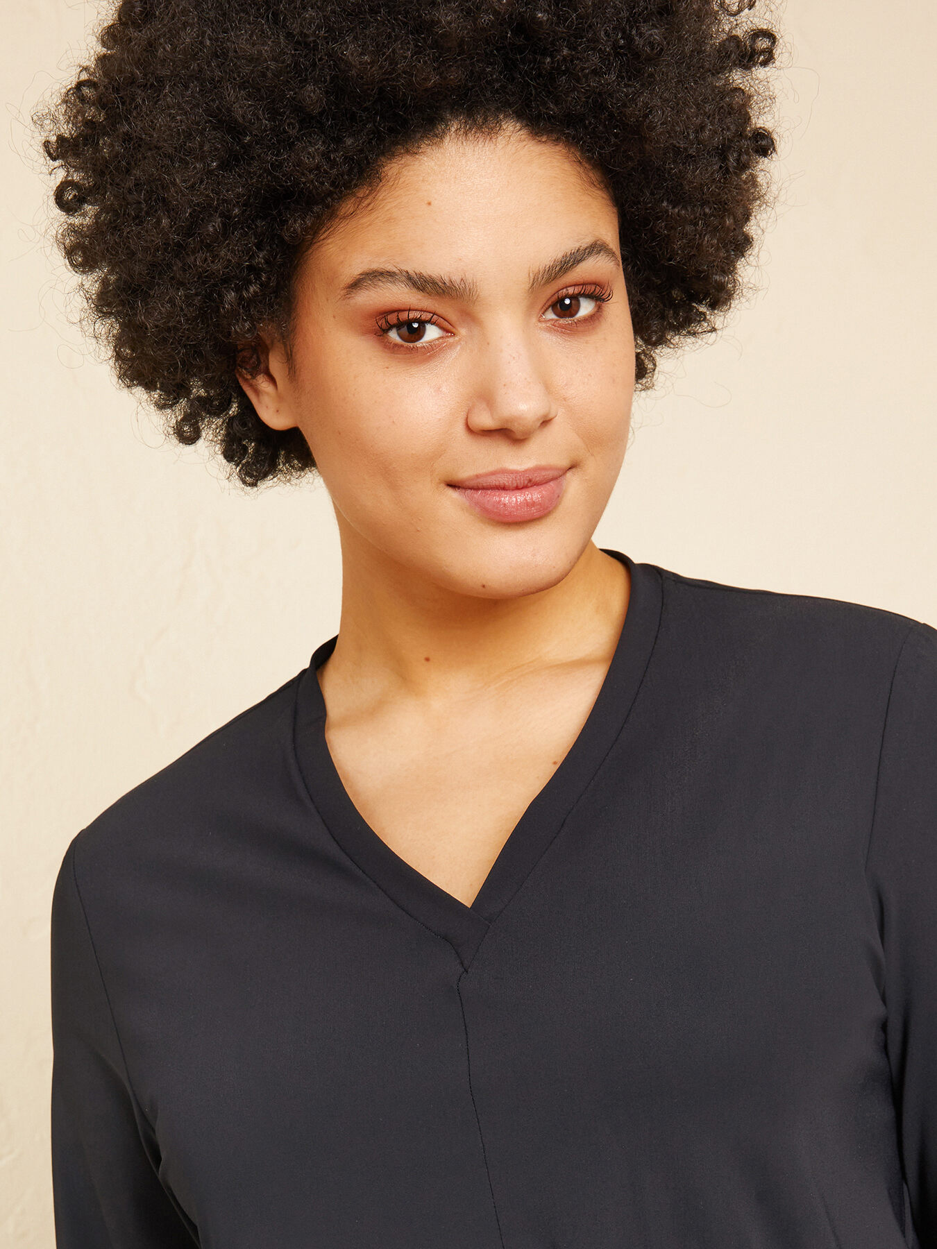 "SENSITIVE" FABRIC DRESS image number 3