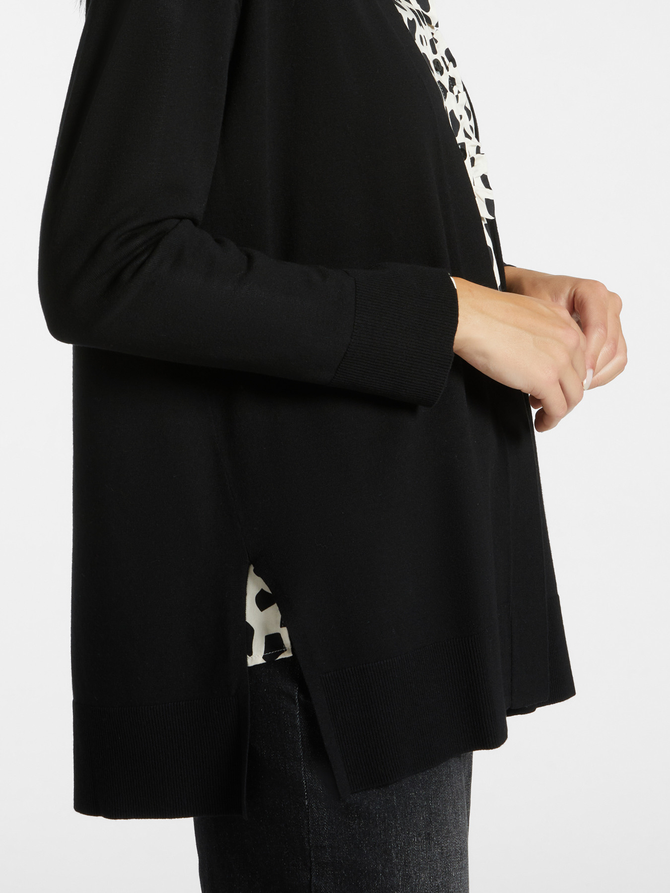 Cardigan long en viscose LENZING&trade; ECOVERO&trade; image number 3