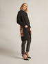 Long cardigan with back pattern image number 0