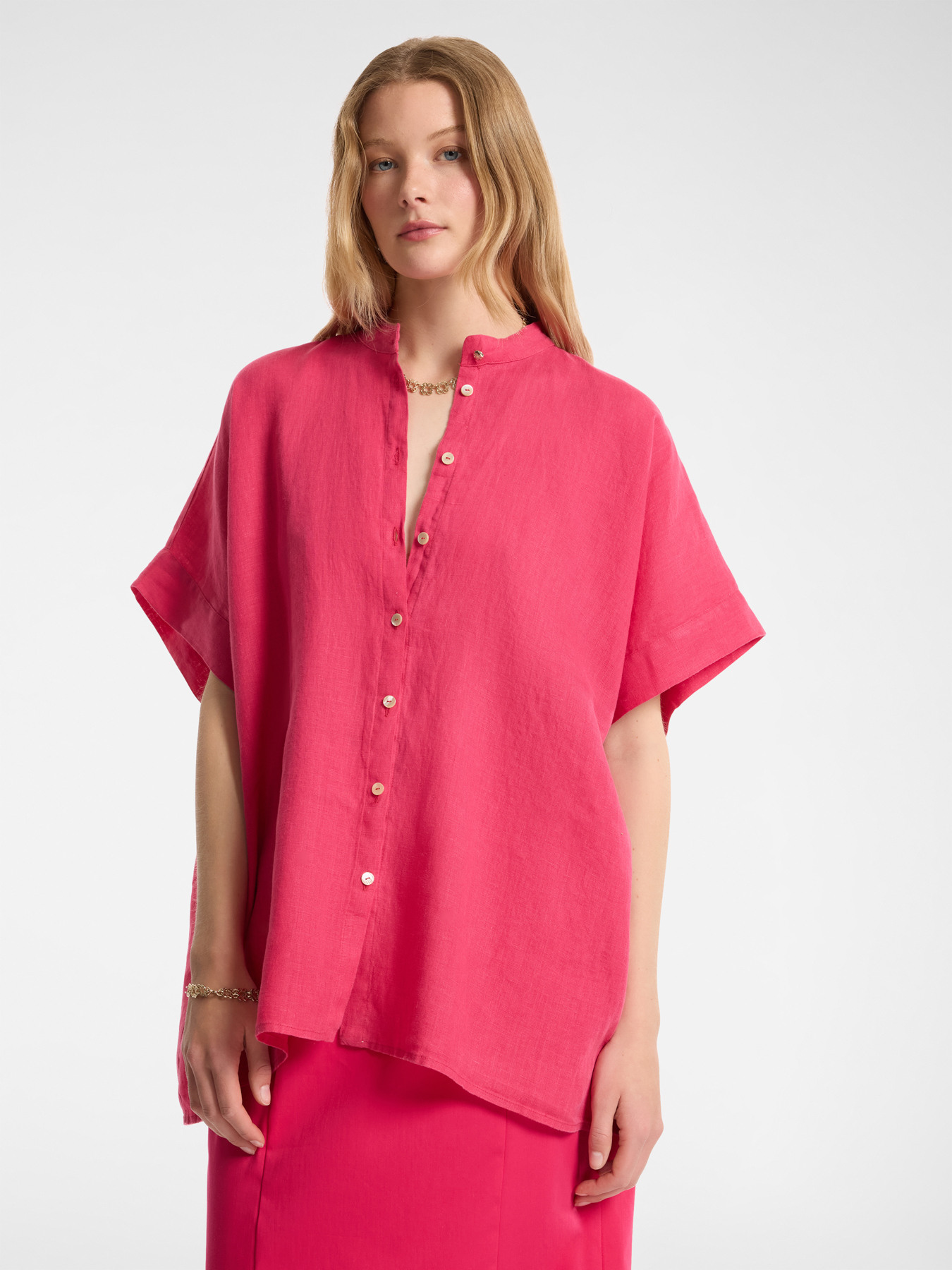 Blusa in lino image number 0