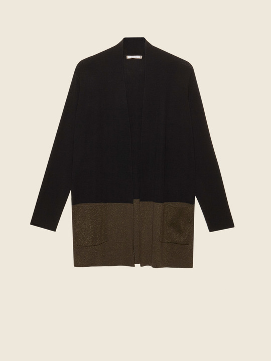 Elenamiro: Cardigan longo Preto_2