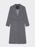 Trench coat em grisaille com cinto image number 4