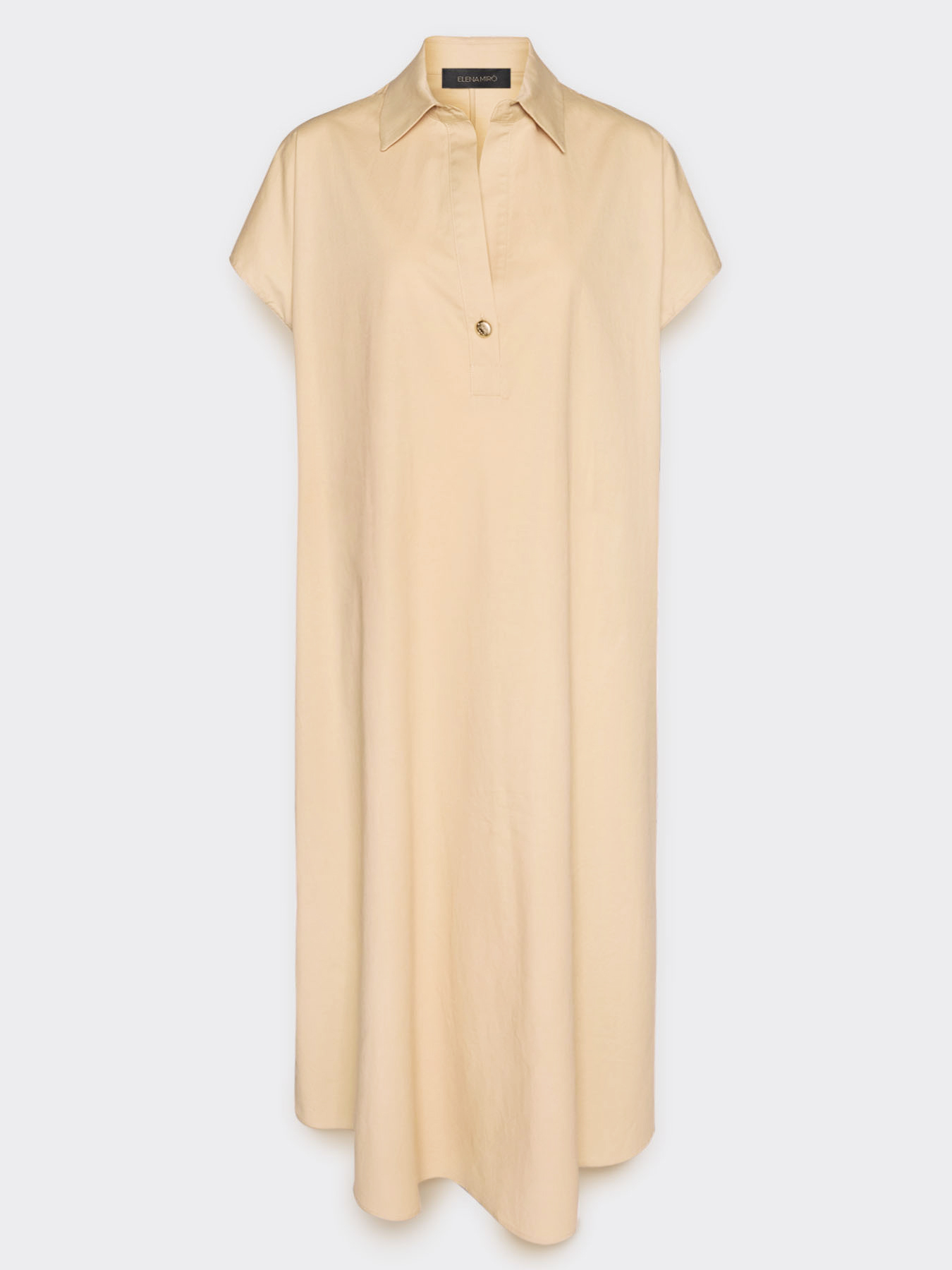 Robe mi-longue en popeline image number 4