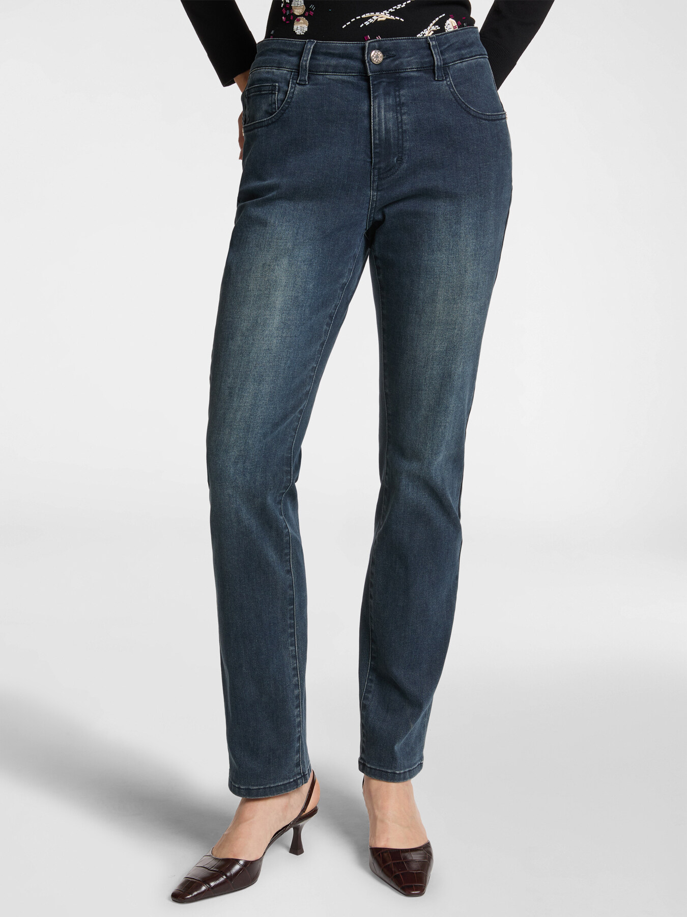 Regular 5-pocket jeans, "Rose" image number 2