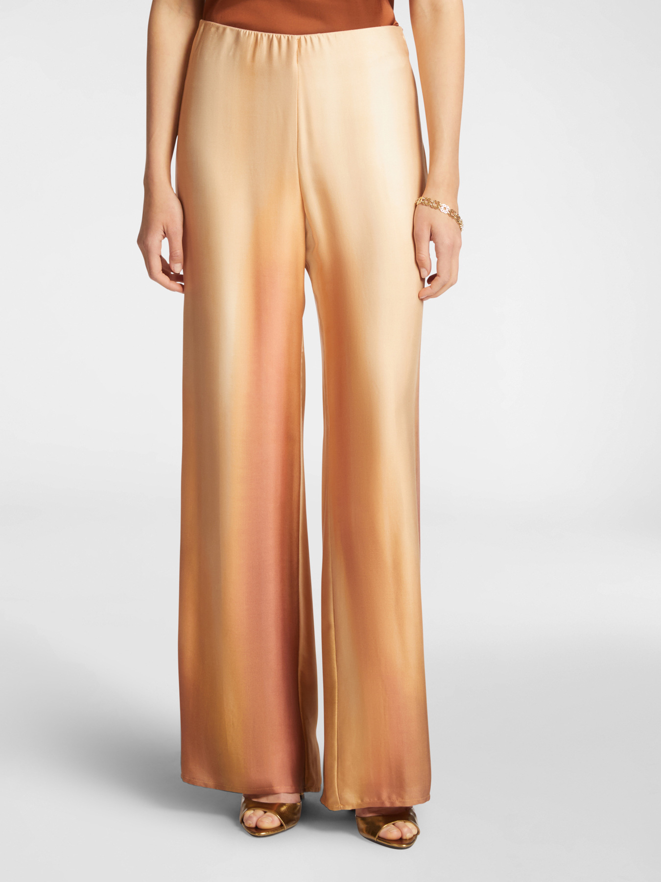 Elegant printed trousers image number 2