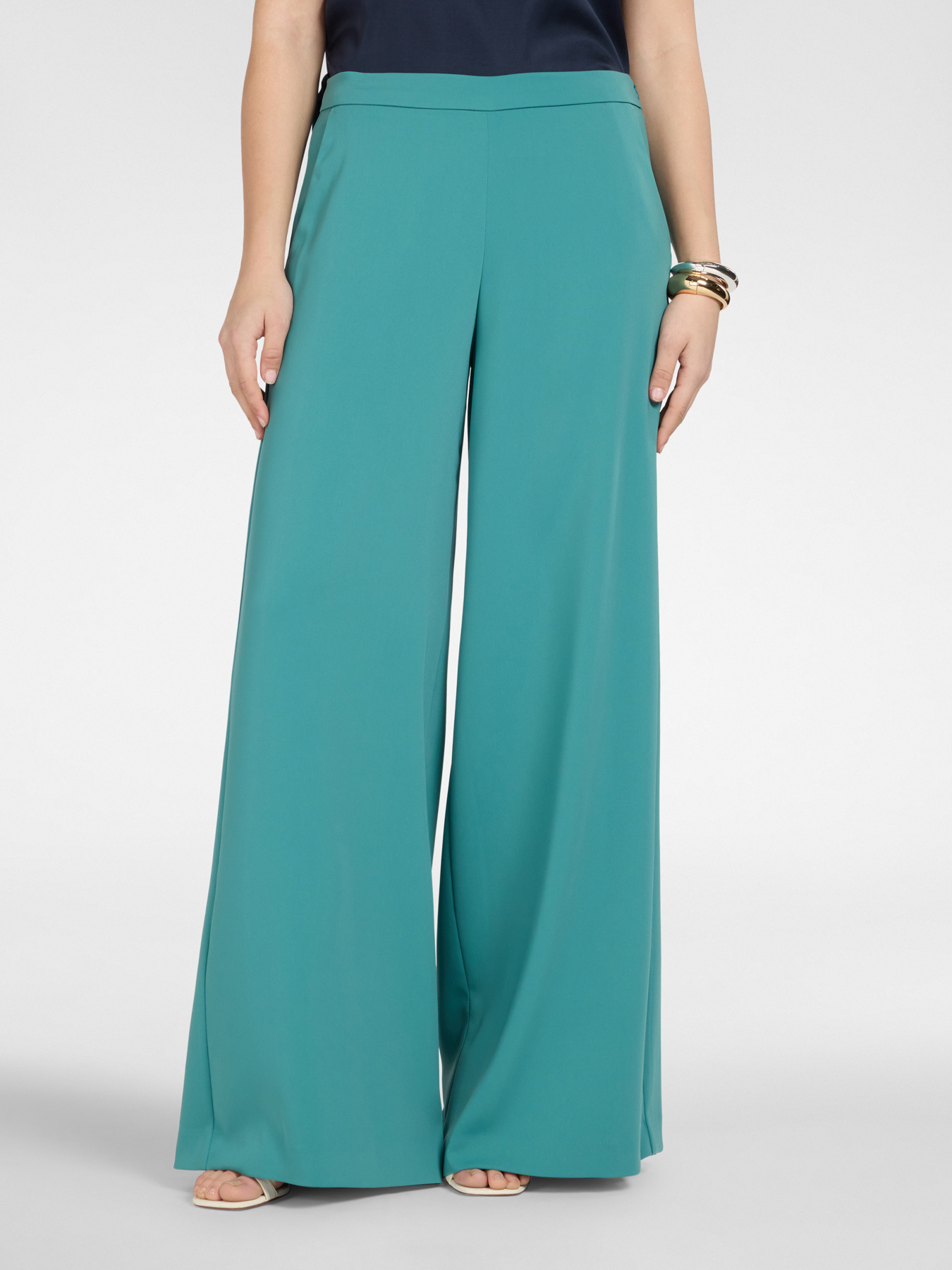 Pantaloni palazzo in cady image number 3