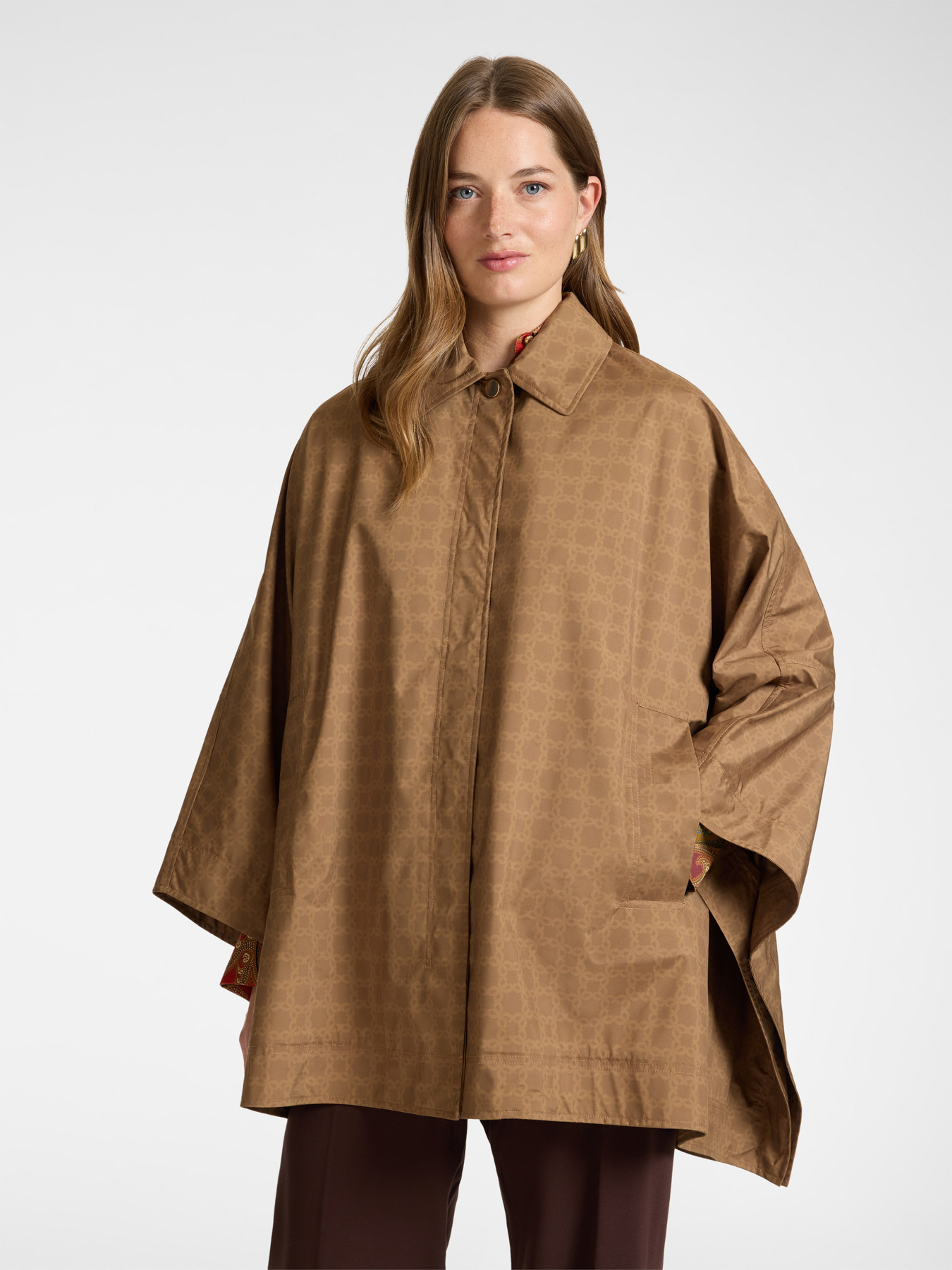Monogram nylon caban