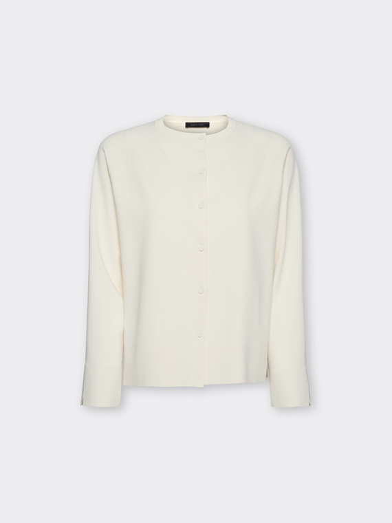 Cardigan girocollo
