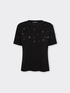 T-shirt in cotone con ricamo image number 4