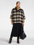 Long pleated skirt in satin-back crepe image number 0
