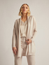 Long carded wool cardigan image number 2
