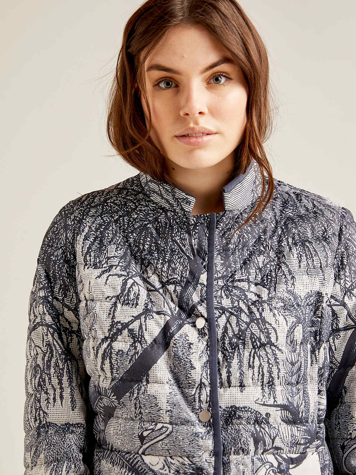 Elenamiro: Piumino reversibile con stampa_5