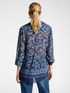Camisa con estampado de follaje image number 1