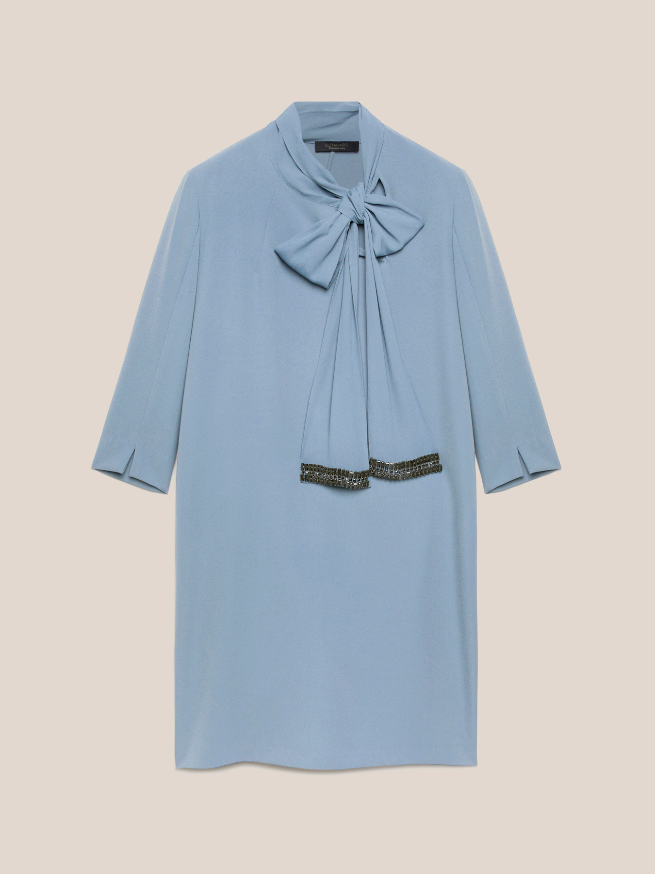 Elegantes Kleid mit Schluppe am Kragen image number 4