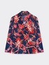 Twill jacket with foliage print image number 4