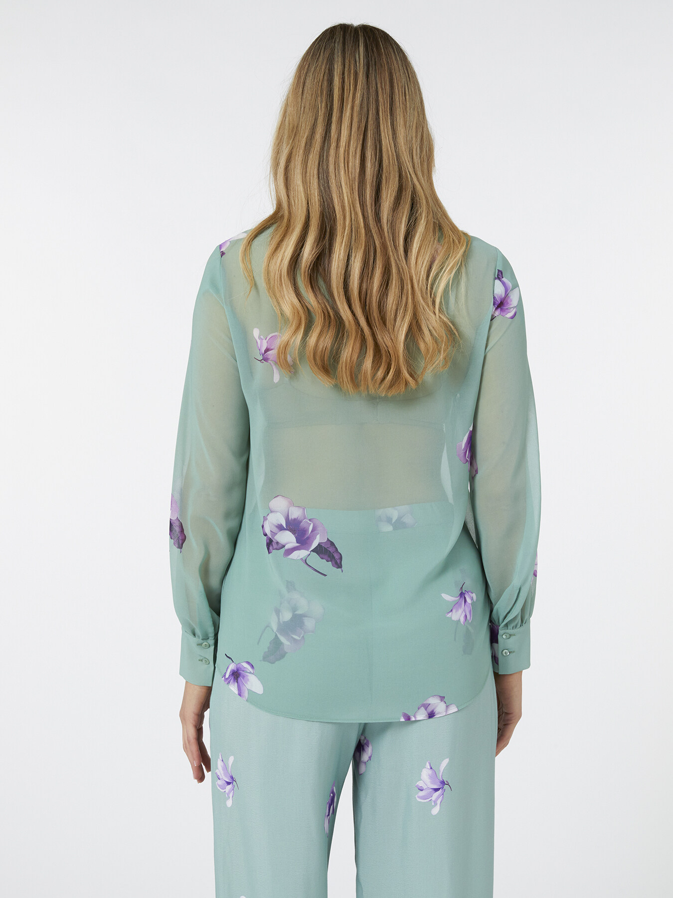 Printed shirt with slits on sleeves image number 2