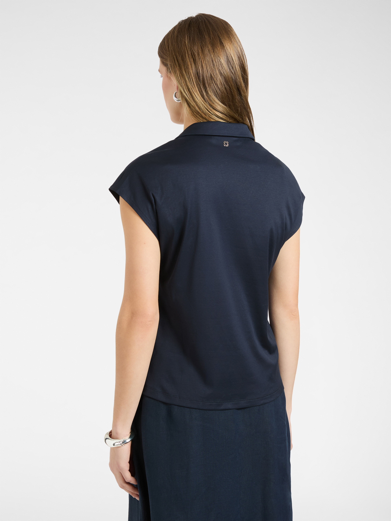 T-shirt con colletto image number 1