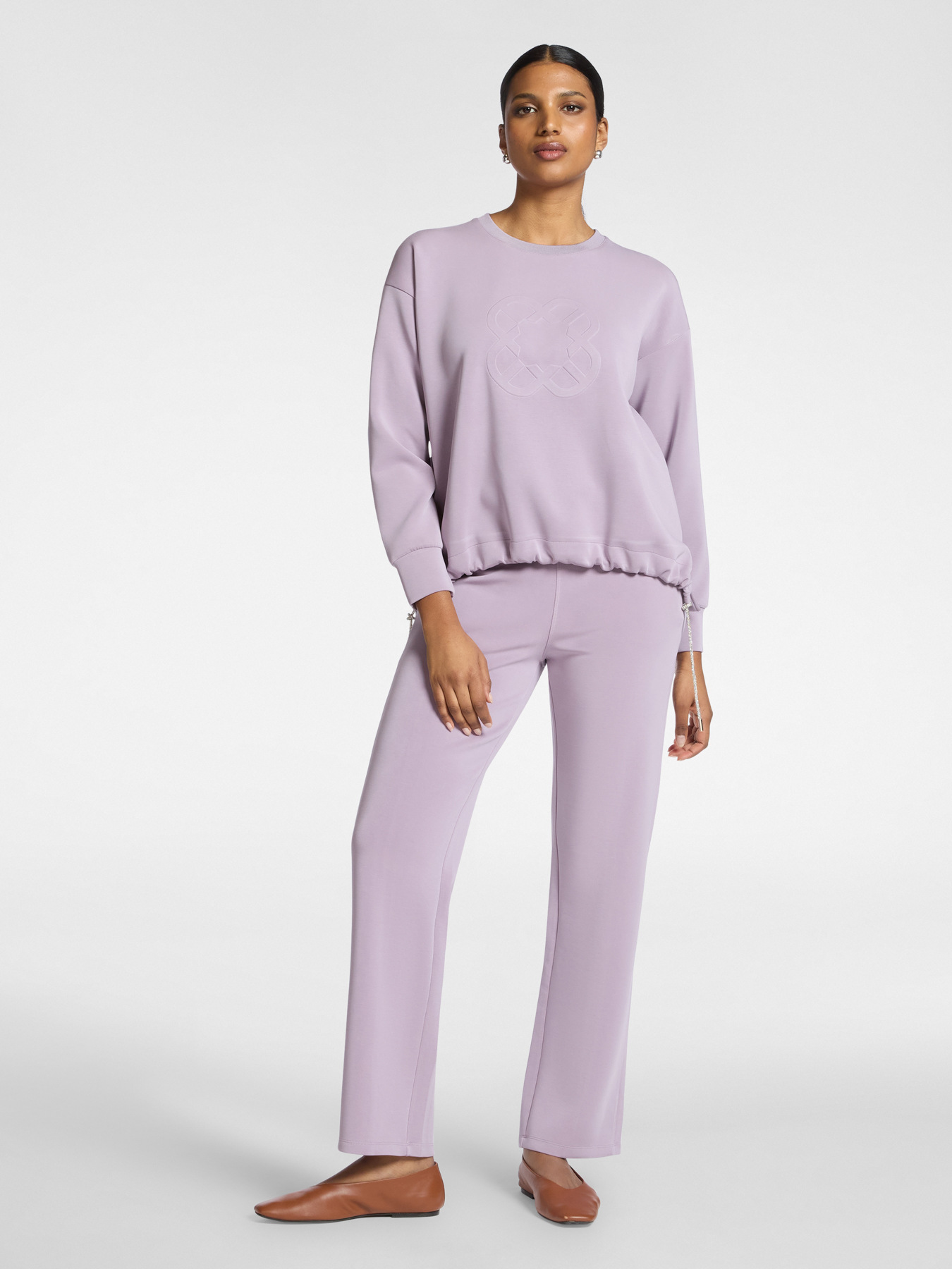 Palazzo pants in scuba image number 0